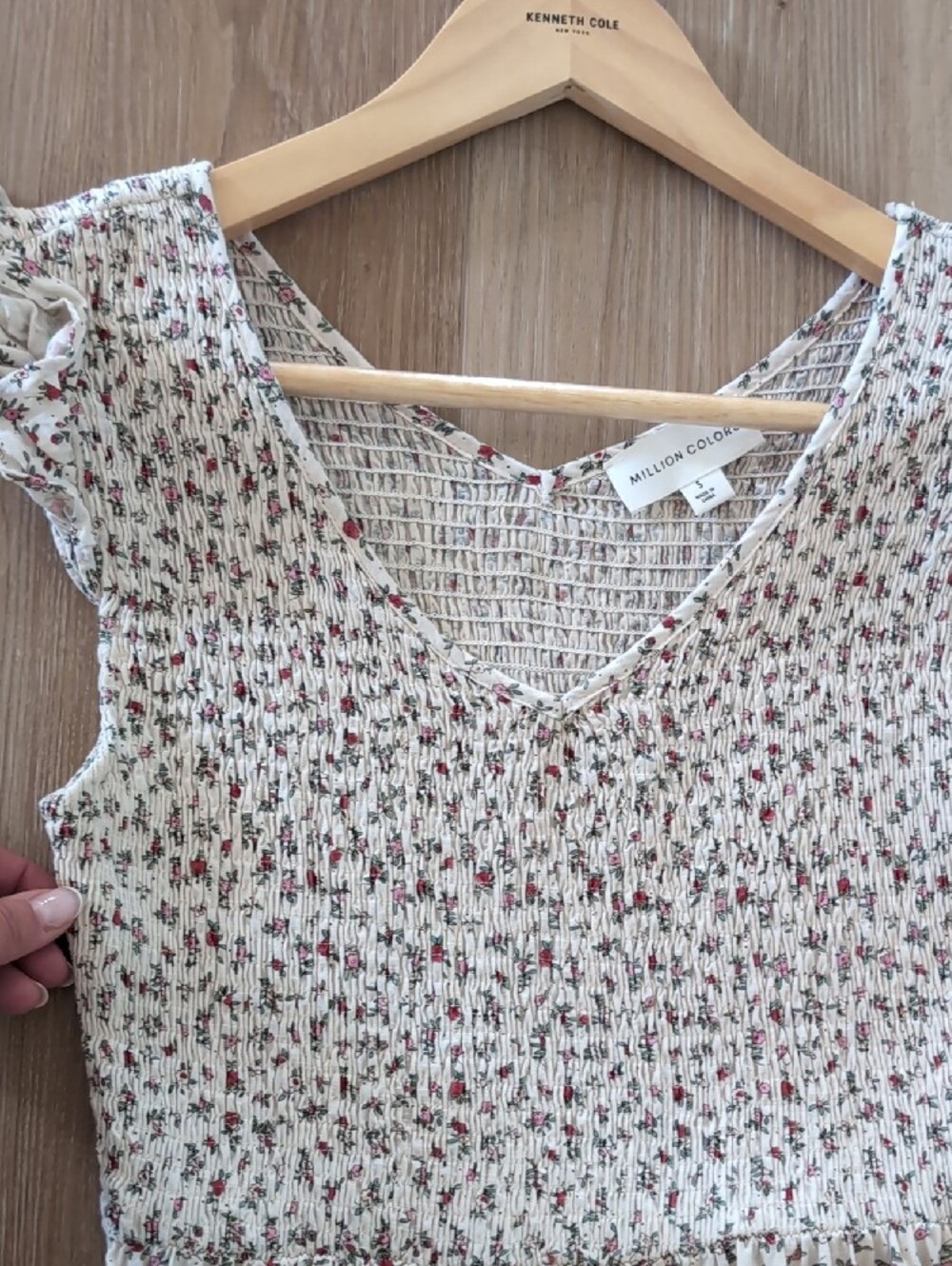 Neuflora Floral Smocked Floral Dress - Picture 4 of 6